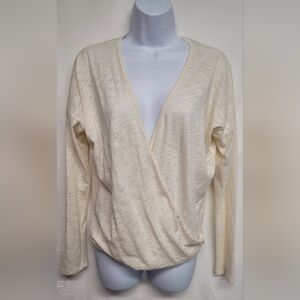 Lovestitch M Criss Cross Layering Top Long Sleeve Excellent Condition